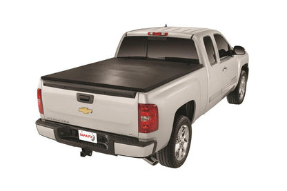 TRAILFX TFX3008 TrailFX Soft Tri-Fold Tonneau Cover for Ford F-250 Super Duty 1999-2016 Black Vinyl with Aluminum Rails Lockable Tailgate Handle Clamp-On Installation Weather Resistant TrailFX TFX3008