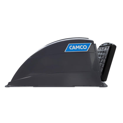 CAMCO 40453 Camco Standard Roof Vent Cover, Opens for Easy Cleaning, Aerodynamic Design, Easily Mounts to RV with Included Hardware-Smoke (40453)