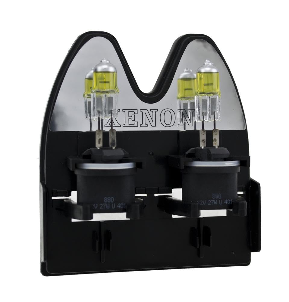HELLA H71071172 Hella H71071172 Optilux XY Series 880 Xenon Yellow Halogen Bulbs, 12V, 27W, 2 Pack