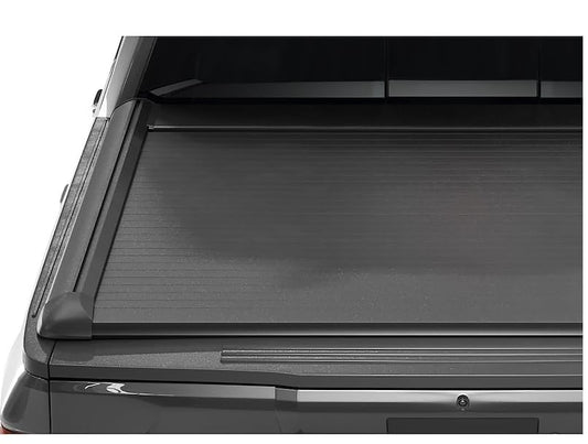 TRAILFX TFX6003 TrailFX TFX6003 Hard Retractable Tonneau Cover Fits 2015-2025 Ford F-150 with 5.5 Foot Bed Manual Retractable with Key Lock Black Matte Powder Coated Aluminum T-Slot Rails Clamp-On