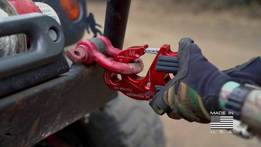 FACTOR 55 00250-15 Factor 55 00250-15 Ultrahook Winch Hook Closed System Shackle Max Load 16,000 lbs ULT Strength Shackle Pin Mount 48,000 lbs Offroad 4x4 Adventure – Purple