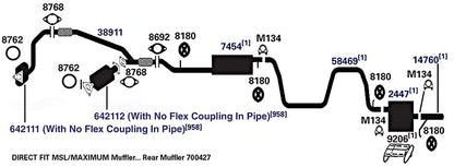 AP EXHAUST 8768 AP Exhaust Products 8768 Exhaust Gasket