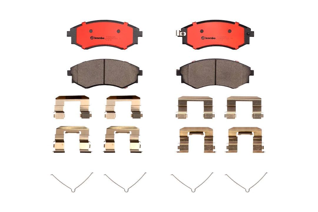 BREMBO P30022N Brembo P30022N Premium Ceramic Front Disc Brake Pad Set HAFEI/HYUNDAI/HYUNDAI (BEIJING)/KIA/MITSUBISHI/SSANGYONG OE# 5810129A40