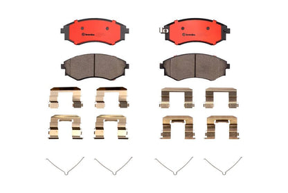 BREMBO P30022N Brembo P30022N Premium Ceramic Front Disc Brake Pad Set HAFEI/HYUNDAI/HYUNDAI (BEIJING)/KIA/MITSUBISHI/SSANGYONG OE# 5810129A40