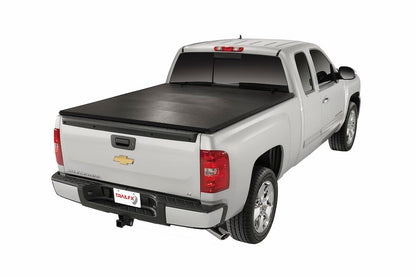 TRAILFX TFX4001 TrailFX Soft Tri-Fold Tonneau Cover for Nissan Frontier 5 Foot Bed 2009-2021 Black Vinyl with Aluminum Rails Lockable Tailgate Handle Clamp-On Installation Weather Resistant TrailFX TFX4001