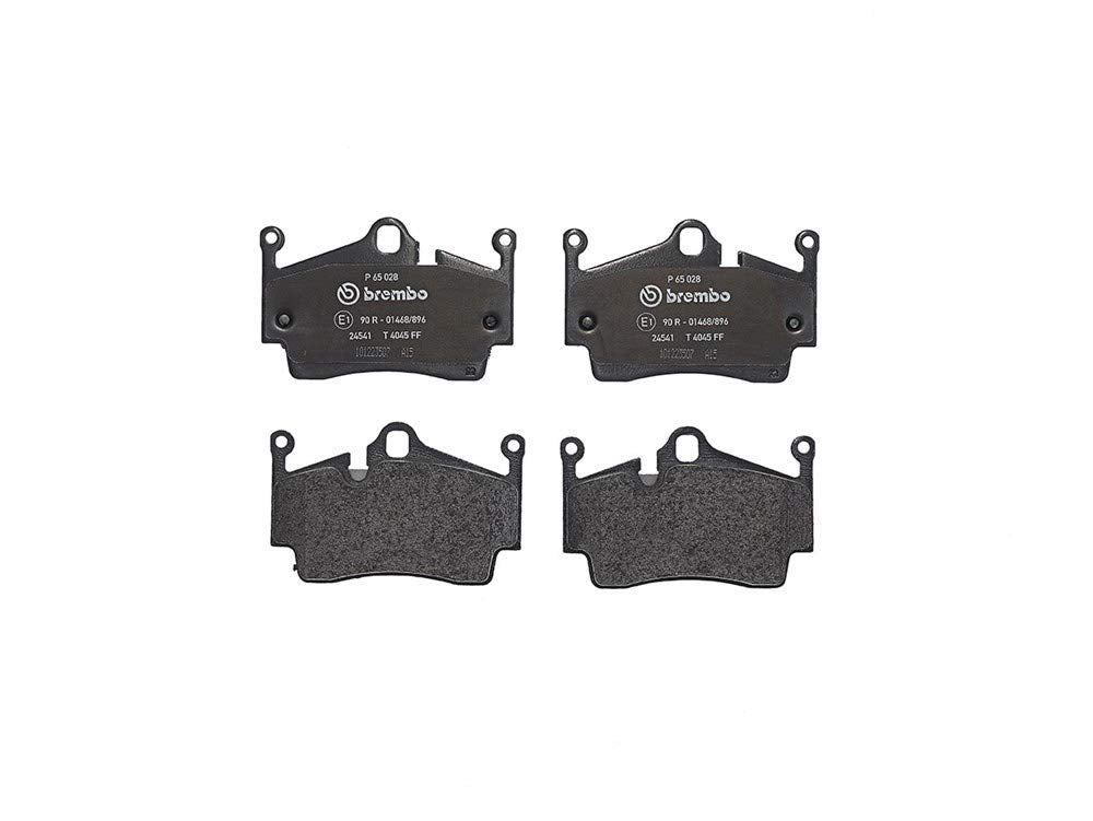 BREMBO P65028 Brembo P65028 Low-Met Rear Disc Brake Pad Set PORSCHE OE# 98735293901