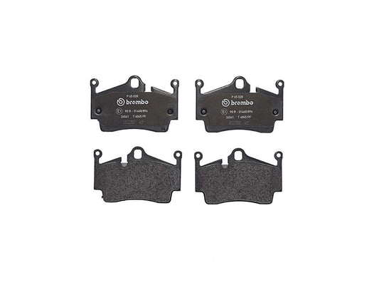 BREMBO P65028 Brembo P65028 Low-Met Rear Disc Brake Pad Set PORSCHE OE# 98735293901