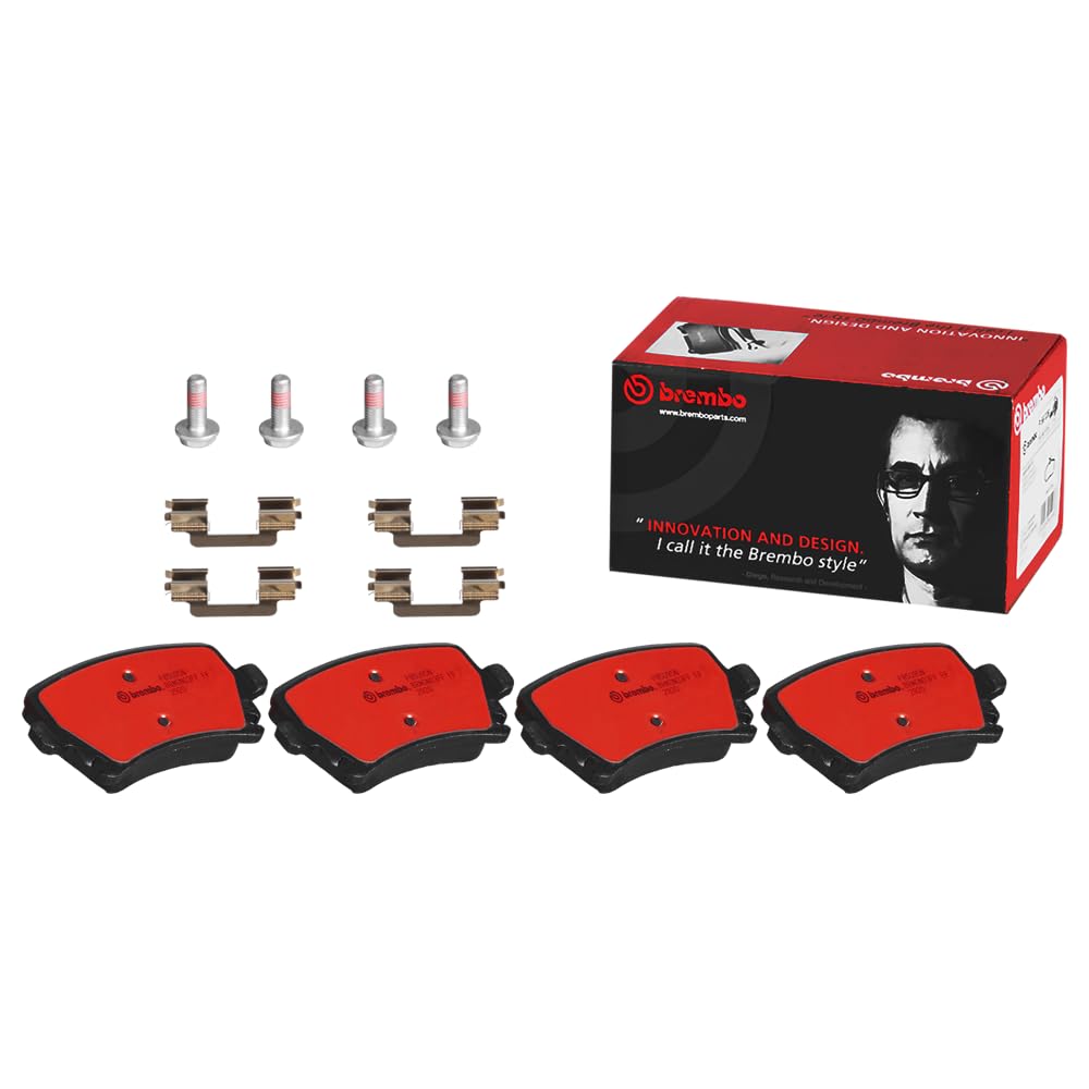 BREMBO P85095N Brembo P85095N Premium Ceramic Rear Disc Brake Pad Set AUDI/SEAT/SKODA/VW OE# 1K0698451B