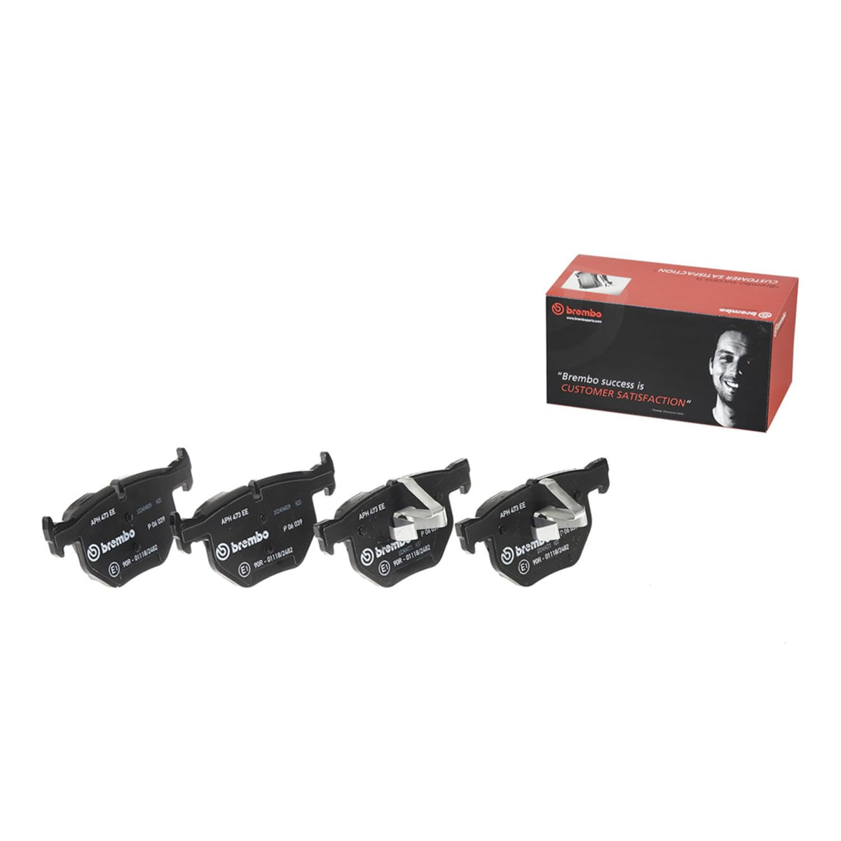BREMBO P06039 Brembo P06039 Low-Met Rear Disc Brake Pad Set BMW/BMW (BRILLIANCE) OE# 34216775678