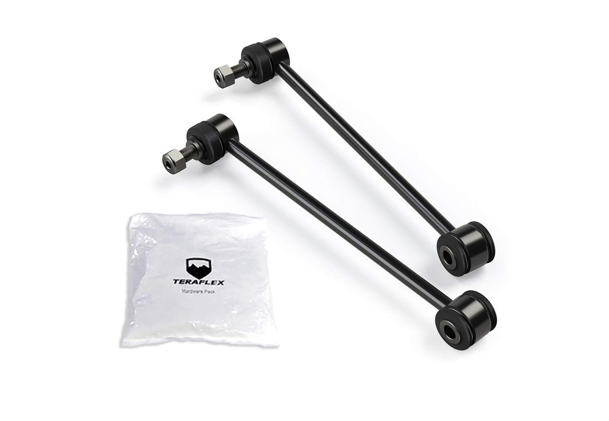 TERAFLEX 1764300 TeraFlex JL: 11.5” Rear Sway Bar Link Kit w/Swivel Stud (2.5-4.5” Lift)