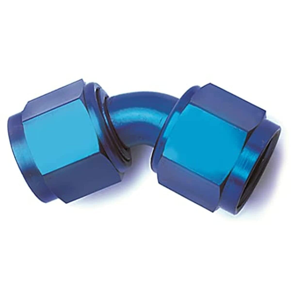 SPEEDFX 560845BK Adapter Fitting 45 Degree Swivel Coupler 8AN Anodized Black Aluminum Single