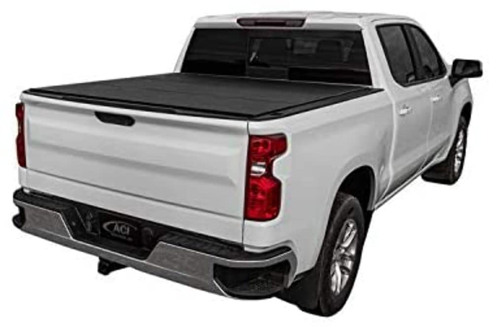 Lomax B3050059 LOMAX B3050059 Hard Tri-Fold Cover; Black Urethane Finish; Single Rail;