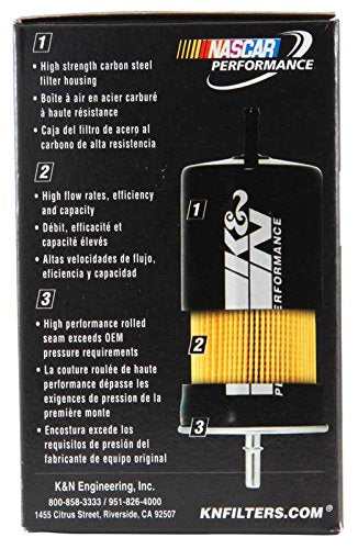 K&N PF-1000 Gasoline Fuel Filter: High Performance Fuel