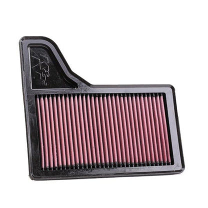 K&N FILTER 33-5029 K&N High-Flow Original Lifetime Engine Air Filter: Increase Power: Premium, Washable: Compatible with 2015-2023 FORD: Mustang, Mustang GT, 33-5029
