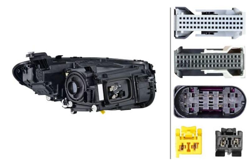 Hella 015619951 Mercedes LED Headlight Assembly