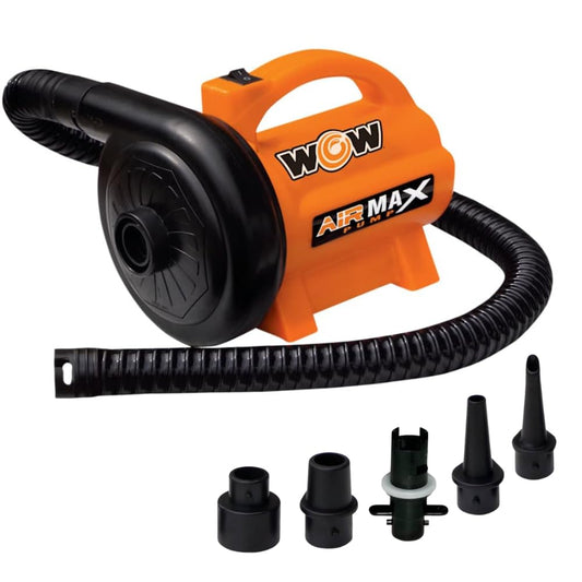 WOW SPORTS 16-4010 WOW Sports 120V AC Electric Pump - 600 L/min Air Inflator - 5 Adapters