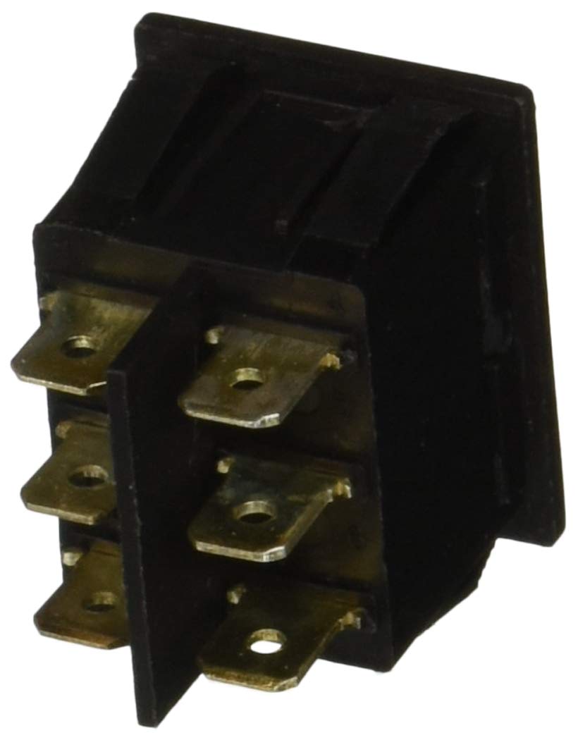 RV DESIGNER S471 RV Designer S471-5A Momentary On/Off/Momentary On, Black DC Rocker Switch