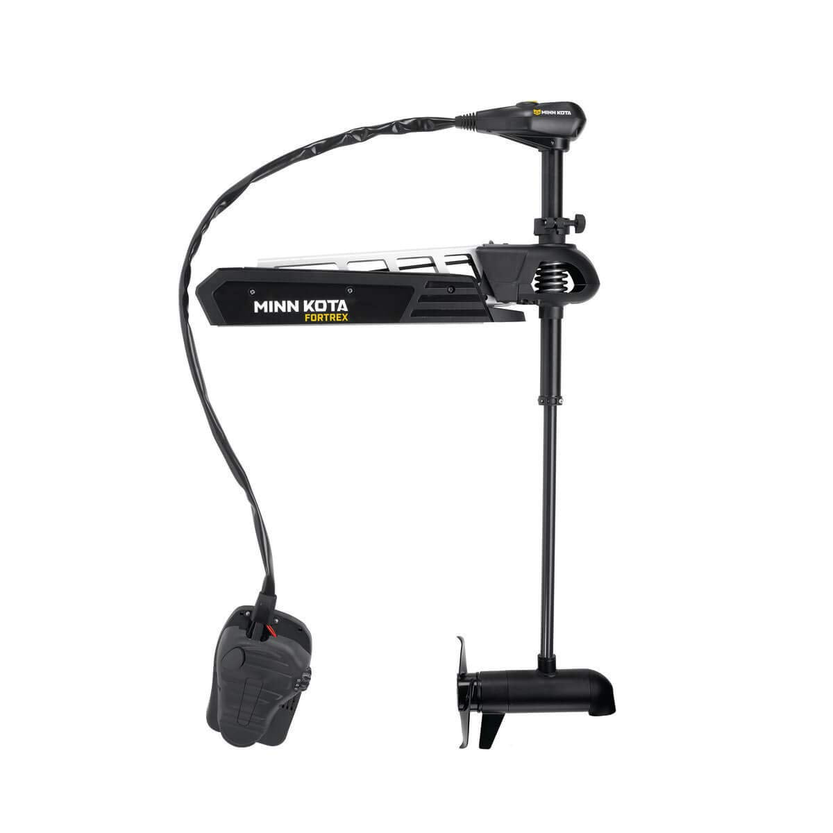 MINN KOTA 1368668 Minn Kota Fortrex Bow-Mount Electric Trolling Motor with Dual Spectrum CHIRP Sonar – 80 Lb. Thrust, 52 In. Shaft, Freshwater