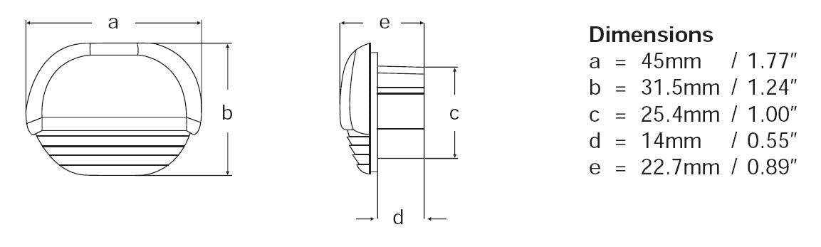 Hella 958126001 Series' Easy Fit Multivolt White 12-24V DC LED