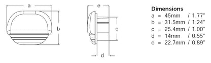 Hella 958126001 Series' Easy Fit Multivolt White 12-24V DC LED
