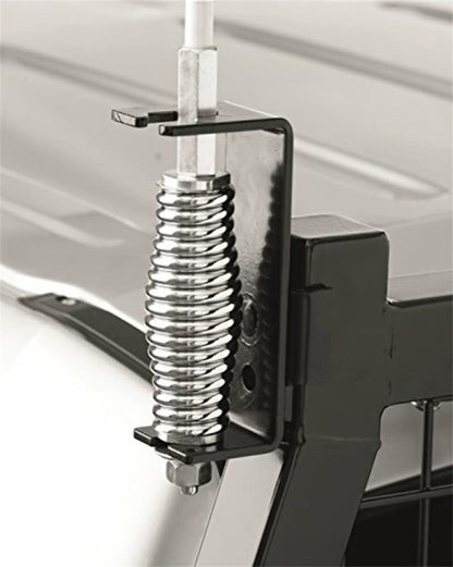 BACKRACK 41008 BACKRACK RealTruck Mining Whip Holder | Black, No Drill | 41008 | Universal w Frame's