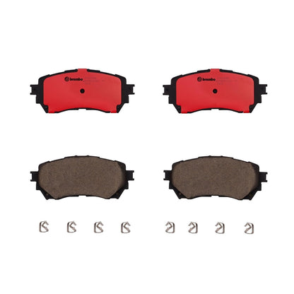 BREMBO P49048N Brembo P49048N Premium Ceramic Front Disc Brake Pad Set MAZDA OE# GHY93328ZC