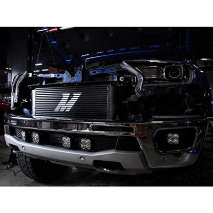 MISHIMOTO MMINT-RGR-19KBKBK Mishimoto MMINT-RGR-19KBKBK Performance Intercooler Kit, Compatible With Ford Ranger 2.3L EcoBoost 2019+, Black Intercooler, Black Pipes