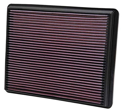 K&N FILTER 33-2129 K&N High-Flow Original Lifetime Engine Air Filter: Increase Power: Compatible with 1999-2020 Cadillac/Chervolet/GMC: Escalade, Avalanche, Cheyenne, Silverado, Suburban, Tahoe, Sierra, Yukon, 33-2129
