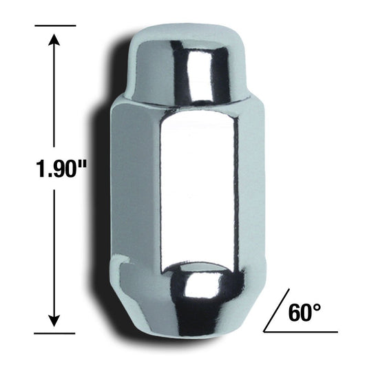GORILLA 91148XL Gorilla Automotive 91148XL 14mm x 1.5 Acorn Bulge Lug Nut - Box of 60