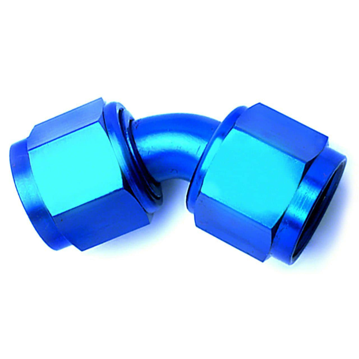 SPEEDFX 560845BK Adapter Fitting 45 Degree Swivel Coupler 8AN Anodized Black Aluminum Single