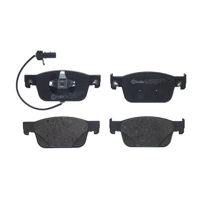 BREMBO P85153 Brembo P85153 Low-Met Front Disc Brake Pad Set AUDI OE# 8W0698151Q