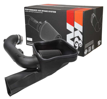 K&N FILTER 30-2605 K&N Cold Air Intake System: High-Flow Air-Filter, Increase Performance & Horsepower: Compatible with 2018-2023 FORD Mustang GT, 30-2605