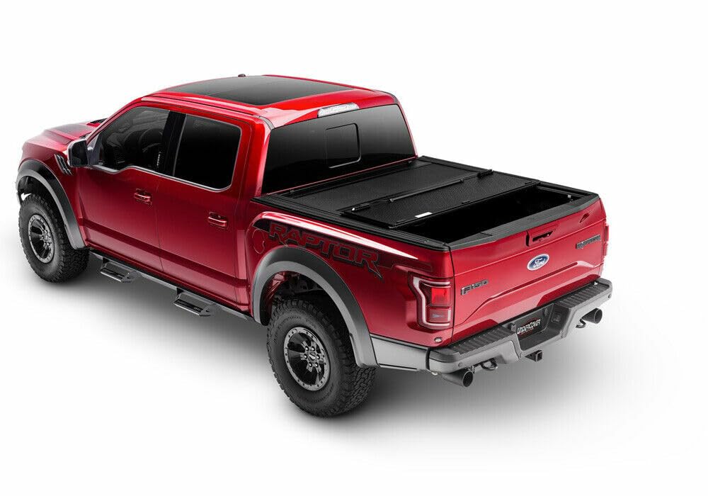 UNDERCOVER AX42017 RealTruck Undercover ArmorFlex Hard Folding Truck Bed Tonneau Cover | AX42017 | Fits 2022-2025 Toyota Tundra (w/o Trail Special Edition Boxes) 5' 7" Bed (66.7")