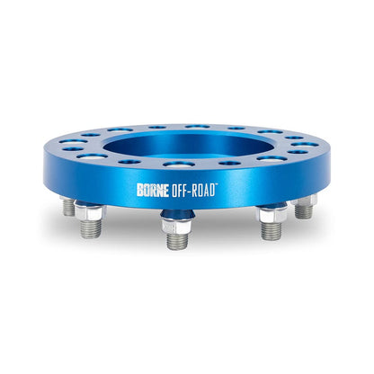 MISHIMOTO BNWS-006-381BL Mishimoto Borne Off-Road 8X165.1 Wheel Spacers, Compatible with RAM Cummins 6.7L, 2019+, 1.5" Thick, Blue