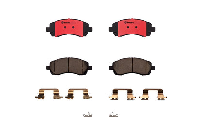 BREMBO P78009N Brembo P78009N Premium Ceramic Front Disc Brake Pad Set SUBARU OE# 26296AC011