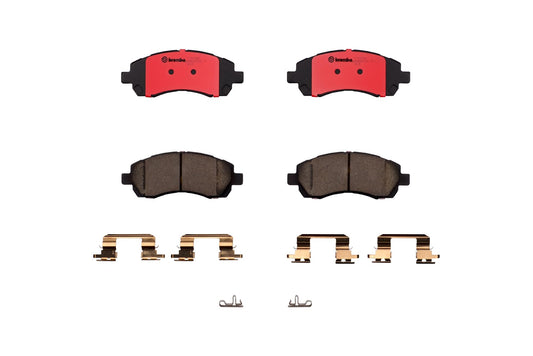 BREMBO P78009N Brembo P78009N Premium Ceramic Front Disc Brake Pad Set SUBARU OE# 26296AC011