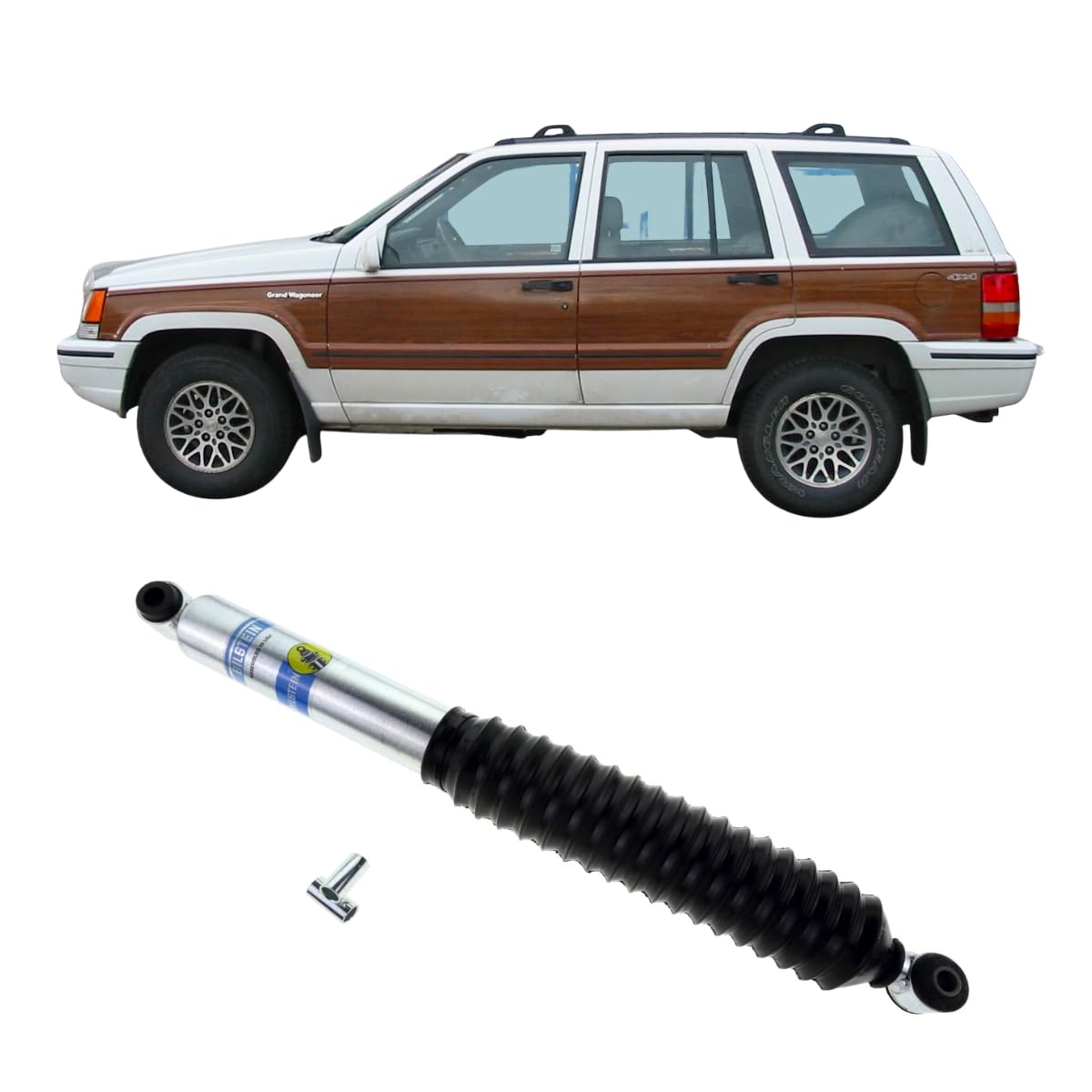 BILSTEIN 33-151670 Bilstein 33-151670 1.5"-2" Lift Rear Shock for Jeep ZJ