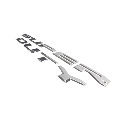 Putco 55553FD Putco 55553FD Ford Super Duty Hood Lettering Emblems Stamped Stainless Steel