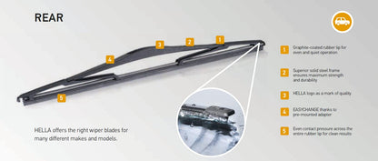 Hella 9XW398115016T OE Quality 16 Inch All Seasons Graphite-Coated