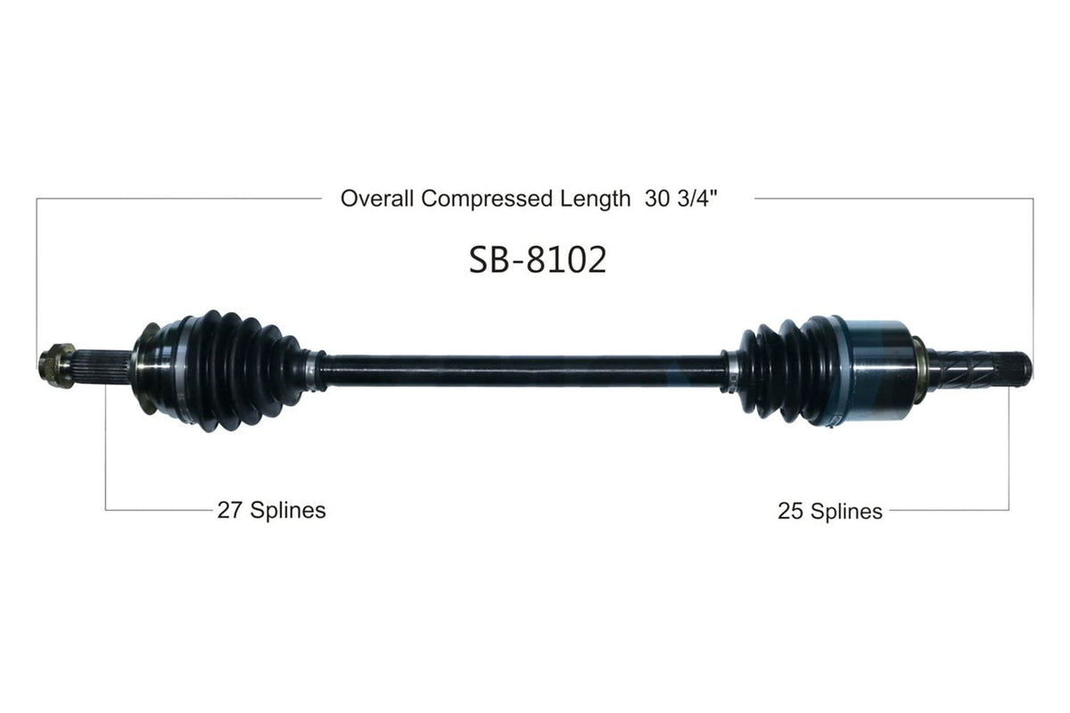 TRAKMOTIVE SB-8102 TrakMotive CV Axle Shaft - SB-8102
