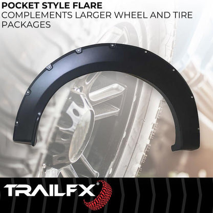 TRAILFX TFF3003S Trailfx TFF3003S POCKET STYLE FLARE SMOOTH SET OF 4