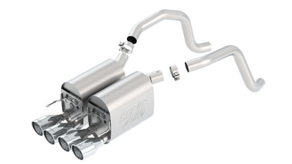 BORLA 11816 BORLA 11816 Axle-Back System for 2005-2008 Chevrolet Corvette (C6) 6.0L/ 6.2L V8 AT/MT 2 Dr Coupe/Convertible. Will Fit Vehicles With And Without NPP. BORLA System Does NOT Contain NPP Valves.