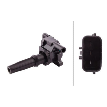 Hella 193175531 Ignition Coil, 3 Pin
