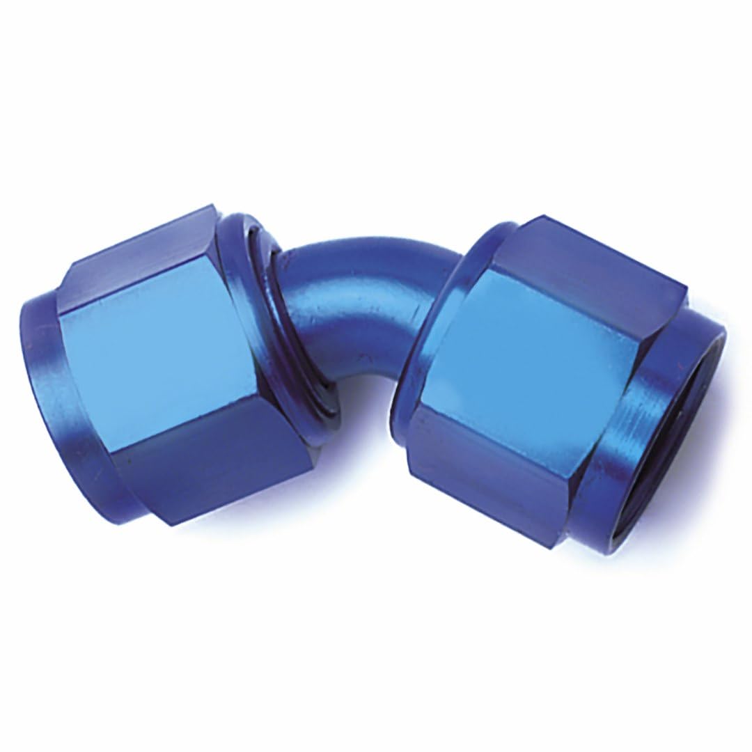 SPEEDFX 561045 SpeedFX Coupler Fitting 561045, 45 Degree, Swivel Coupler, 10AN, Anodized, Blue, Aluminum, Single