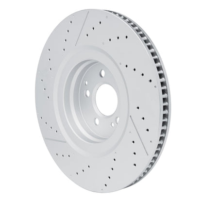 Dynamic Friction 634-63194 GEOSPEC COATED ROTOR-DRILLED AND SLOTTED