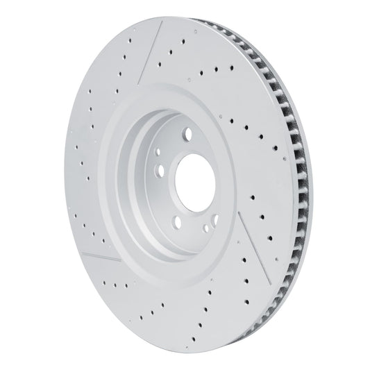 Dynamic Friction 634-63194 GEOSPEC COATED ROTOR-DRILLED AND SLOTTED