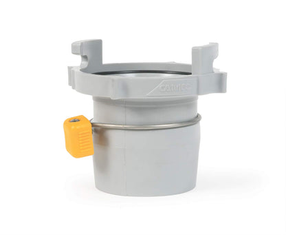 CAMCO 39173 Camco Easy Slip Straight Hose Adapter with Slip-Lock Rings - Securely Connects Your Sewer Hose to RV and Stores with Sewer in Standard 4" Bumper (39173)