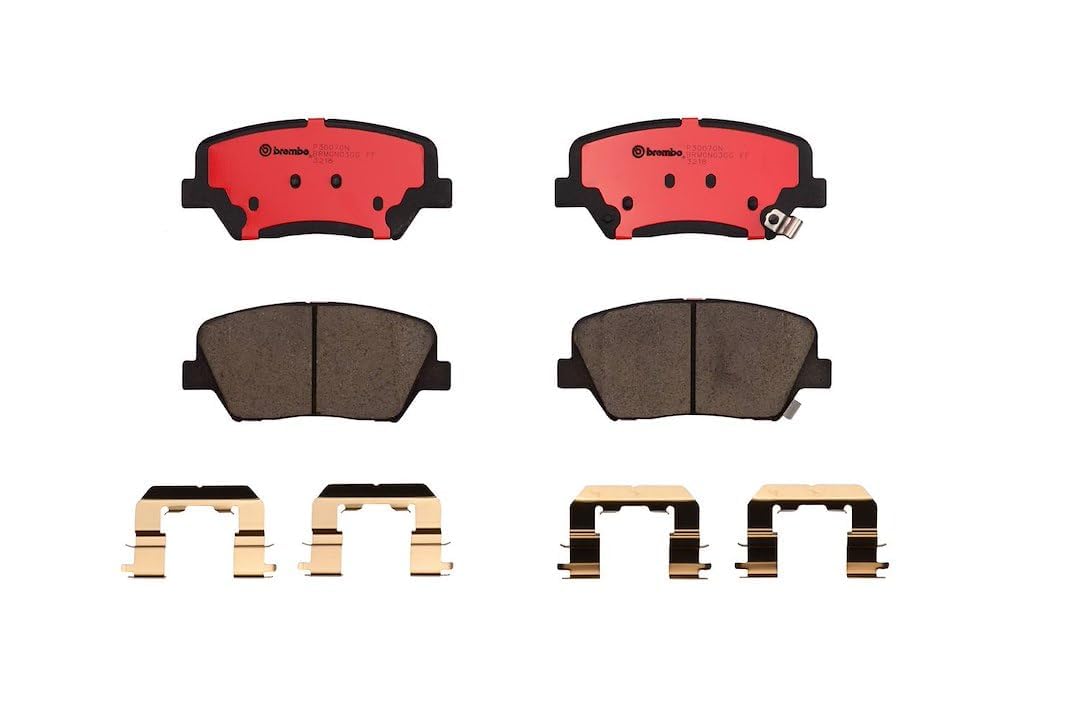 BREMBO P30070N Brembo P30070N Premium Ceramic Front Disc Brake Pad Set HYUNDAI OE# 58101B1A00