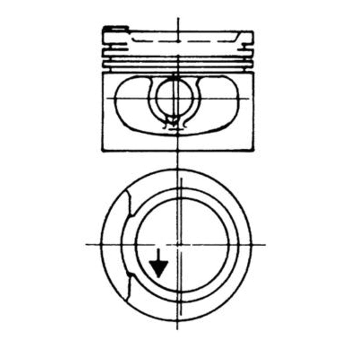 Hella 93928620 PISTON