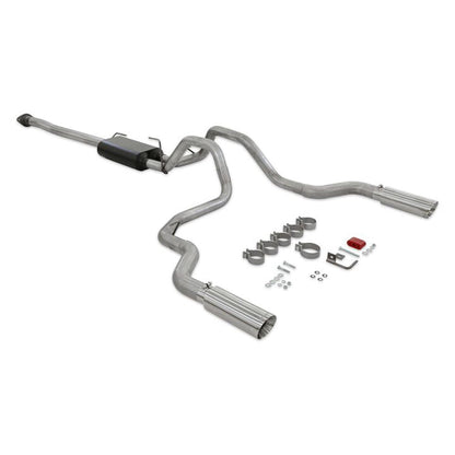 FLOWMASTER 818147 Flowmaster 818147 Force II Cat-Back Exhaust System Stainless Dual Exit Polished Tips